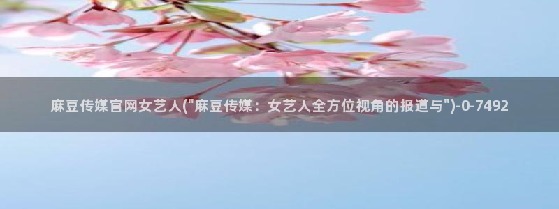 麻豆新片标题